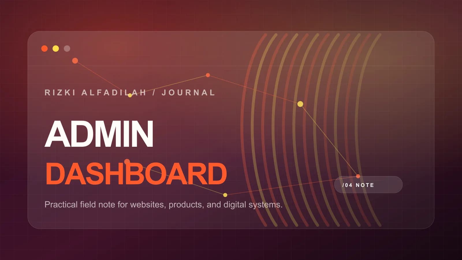 Checklist Membuat Dashboard Admin untuk Operasional Bisnis cover