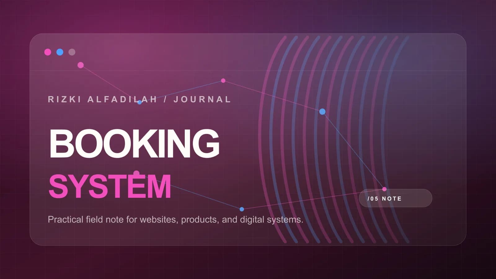 Cara Merancang Sistem Booking Online untuk Studio, Klinik, dan Jasa cover