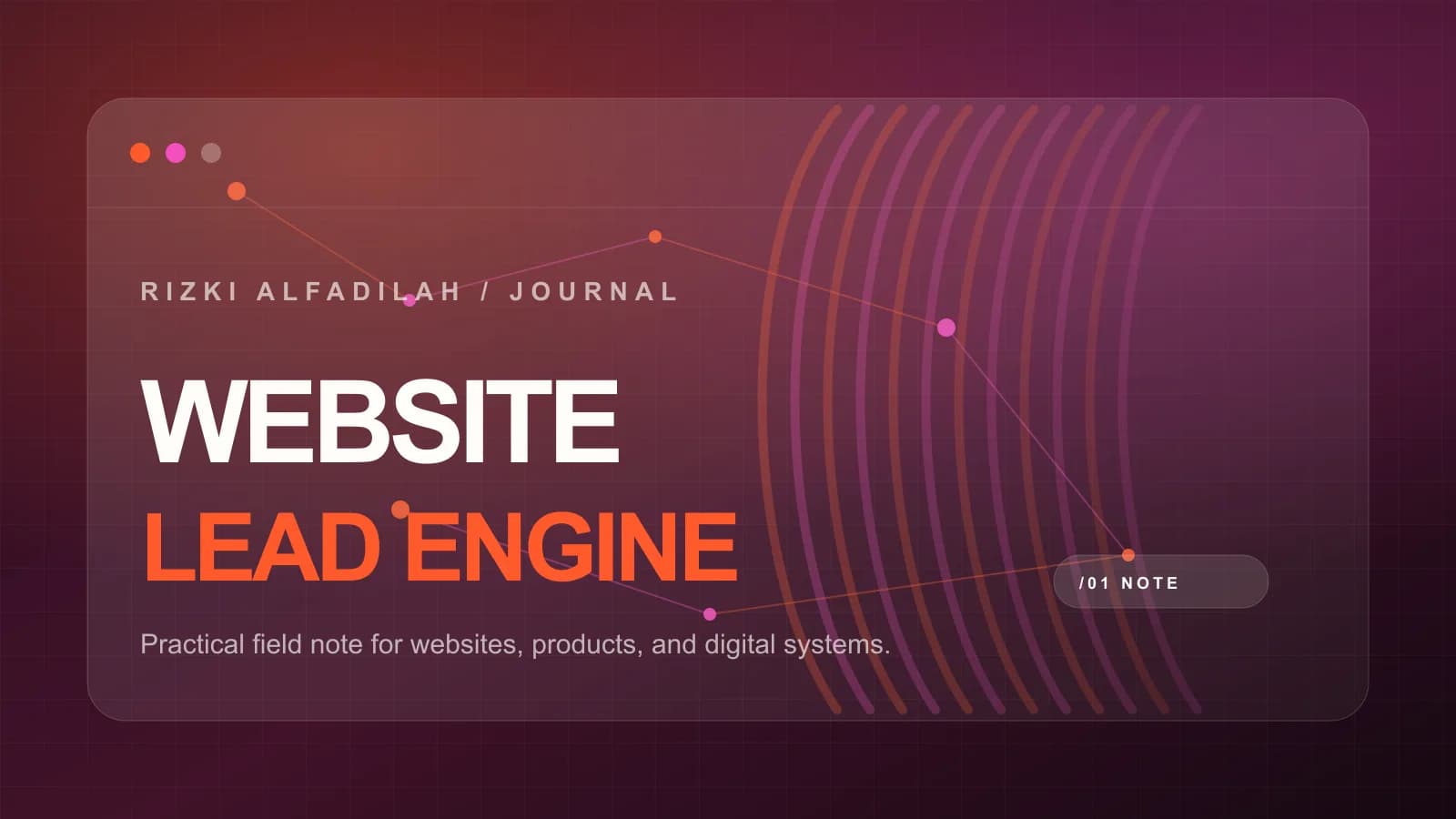 Cara Membuat Website Bisnis yang Tidak Cuma Bagus, Tapi Menghasilkan Lead cover